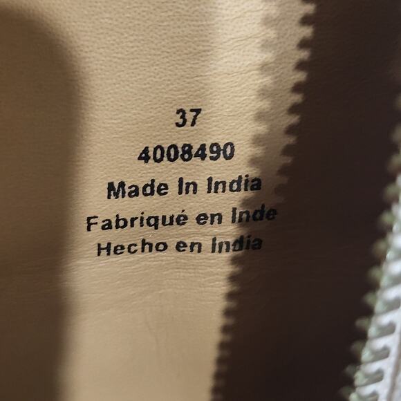 Free People New Frontier White Cowboy Western Boots Women’s Size 37 US 6 -6.5 - Picture 6 of 7